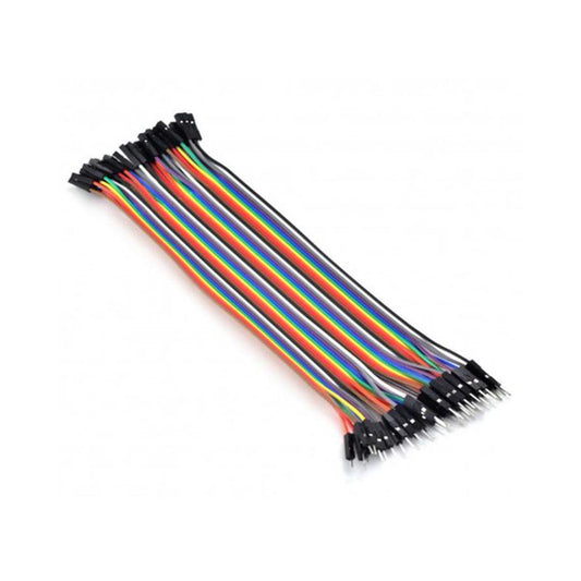 40 Male To Female Jumper Wires 10 cm