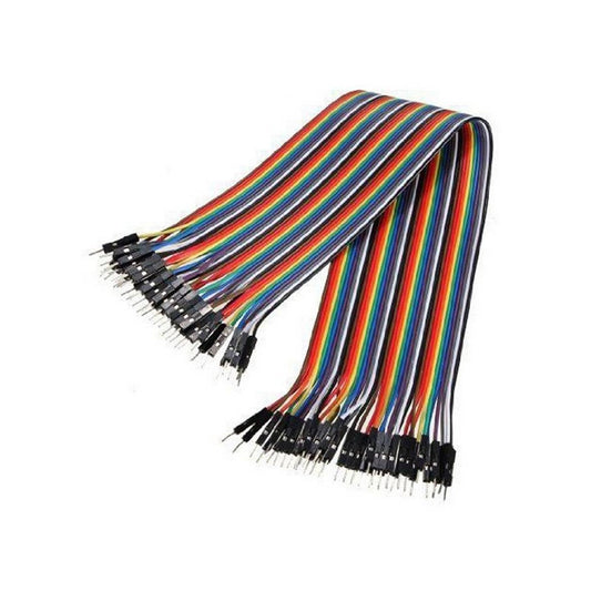 40 Male To Male Jumper Wires 10 cm